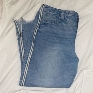 Size 14 Hi Rise Ankle Zip Jeans